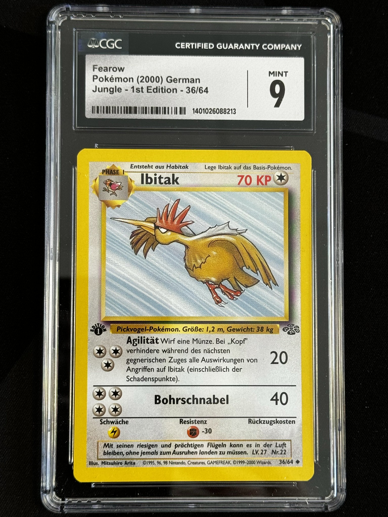 Fearow - JU 36 - German - CGC 9