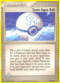 Team Aqua Ball 