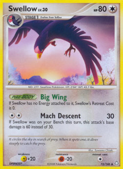 Swellow Lv.30 