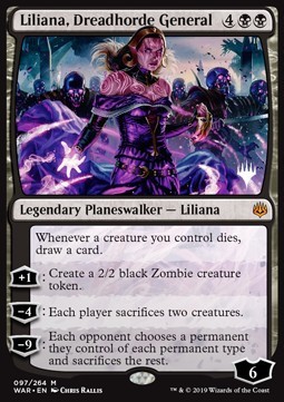 Liliana Dreadhorde General - Theros Beyond Death Promos 