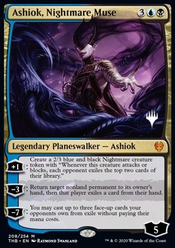 Ashiok Nightmare Muse (V.1) - Theros Beyond Death Promos