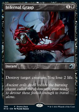Infernal Grasp - Innistrad Midnight Hunt Promos