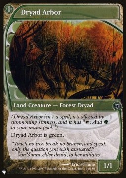 Dryad Arbor - The List