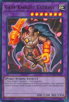 Gem Knight Citrine 