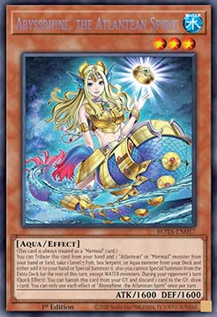 Abyssrhine the Atlantean Spirit (V.1 Secret Rare) 
