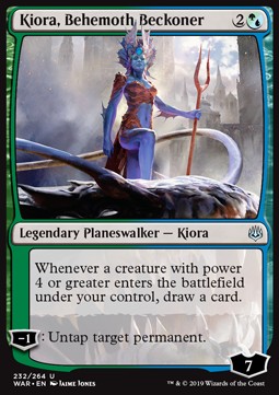 Kiora Behemoth Beckoner - War of the Spark 