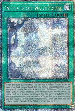 Witch of the White Forest (V.2 Quarter Century Secret Rare) 