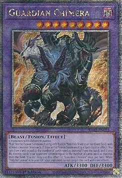 Guardian Chimera (V.5 Quarter Century Secret Rare)