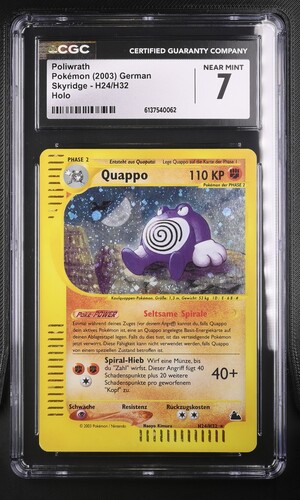 Poliwrath (Holo) - SK 24 - German - CGC 7 