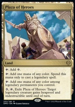 Plaza of Heroes (V.2) - Dominaria United Promos