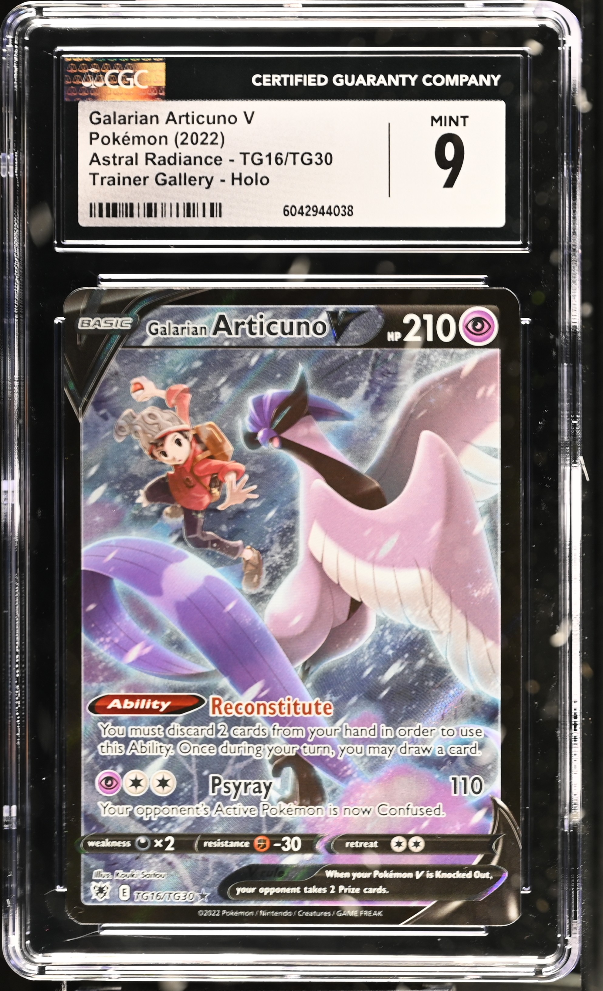Galarian Articuno V - ASR 16 - English - CGC 9 