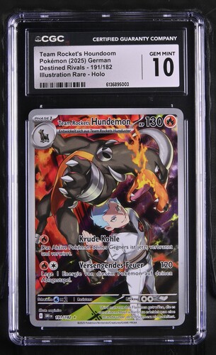 Team Rockets Houndoom - DRI 191 - German - CGC 10 