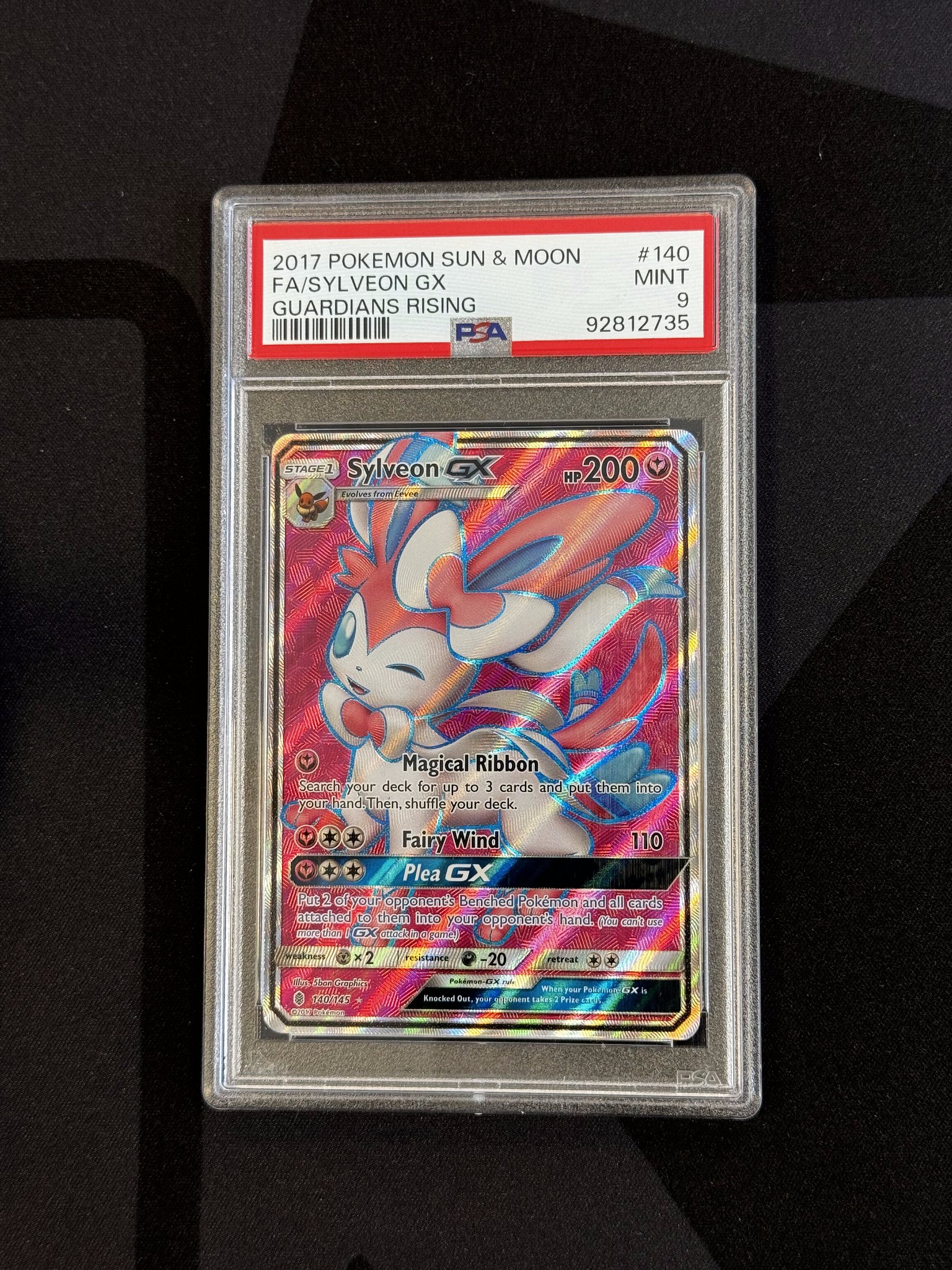 Sylveon GX - GRI 140 - English - PSA 9