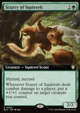 Scurry of Squirrels - Commander Bloomburrow Extras