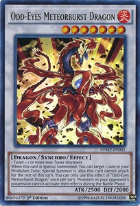 Odd-Eyes Meteorburst Dragon 