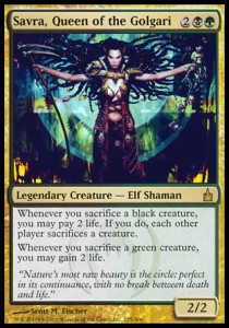 Savra Queen of the Golgari - Ravnica City of Guilds