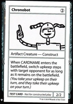 Chronobot (V.1) - Mystery Booster Playtest Cards