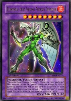 Elemental Hero Shining Phoenix Enforcer (V.1 - Ultra Rare) 