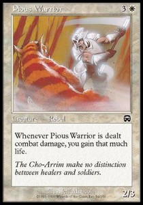 Pious Warrior - Mercadian Masques 