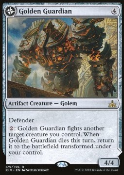 Golden Guardian Gold Forge Garrison - Rivals of Ixalan
