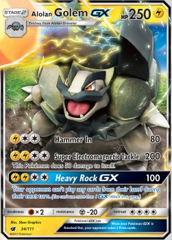 Alolan Golem GX 