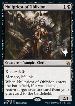 Nullpriest of Oblivion (V.1) - Zendikar Rising Promos 