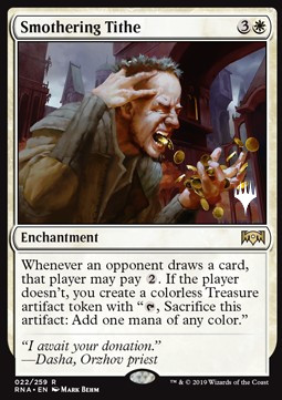 Smothering Tithe - Throne of Eldraine Promos