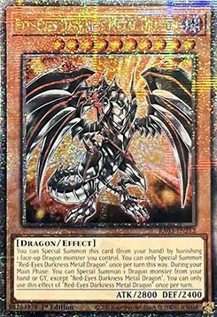Red Eyes Darkness Metal Dragon (V.2 Quarter Century Secret Rare)