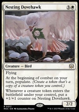 Nesting Dovehawk - Commander March of the Machine 