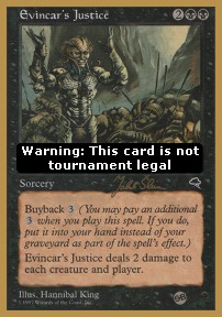 Evincar's Justice 