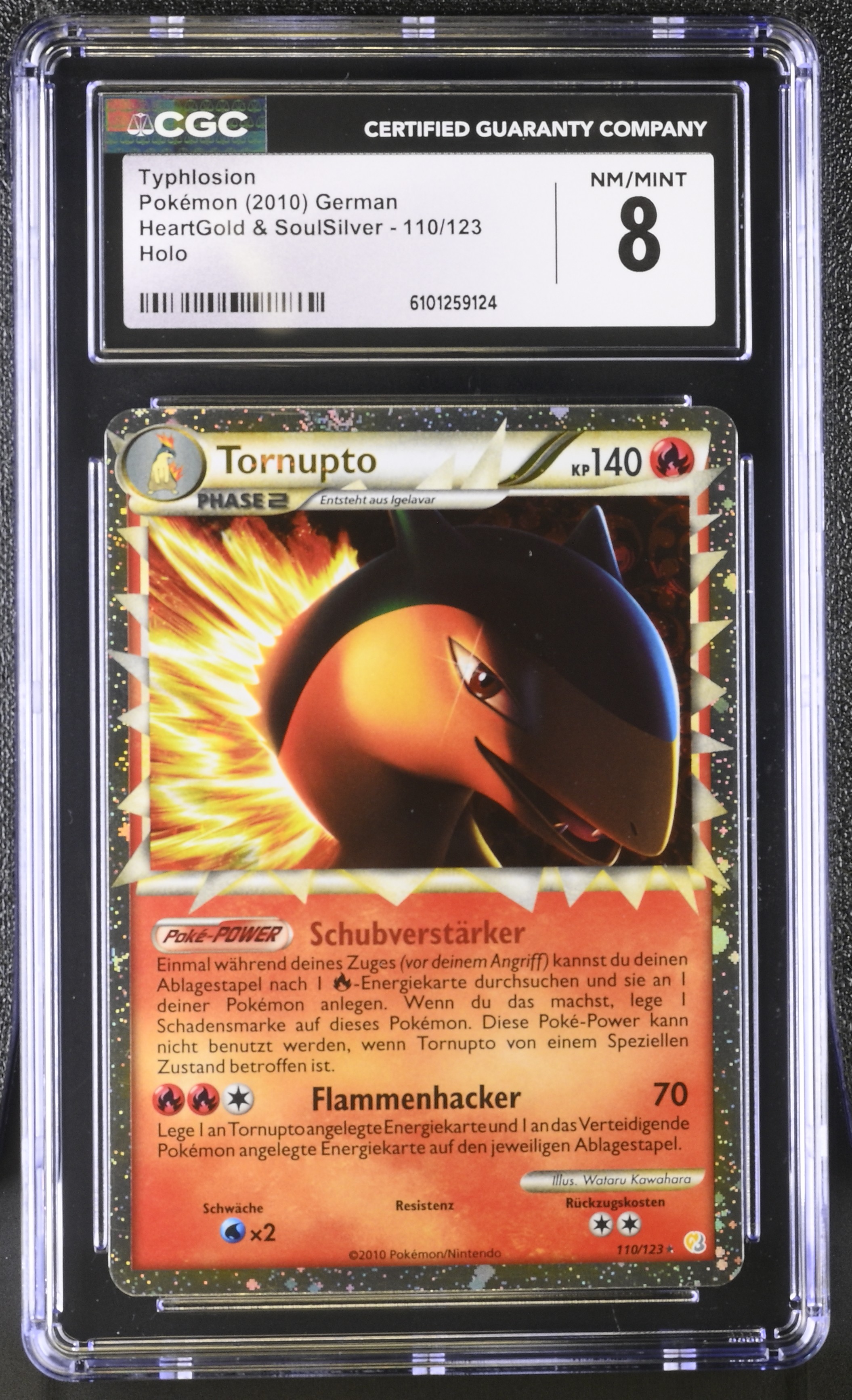 Typhlosion (Afterburner) - HS 110 - German - CGC 8 