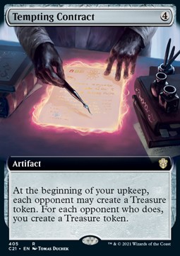 Tempting Contract - Commander Strixhaven Extras 