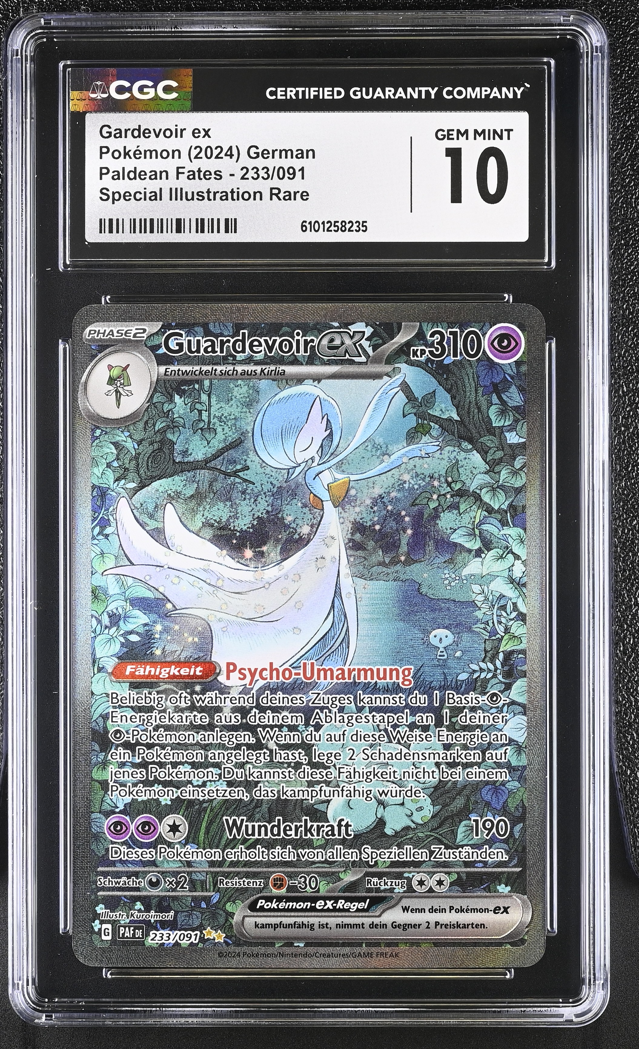 Gardevoir ex - PAF 233 - German - CGC 10 
