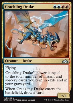 Crackling Drake - Guilds of Ravnica 