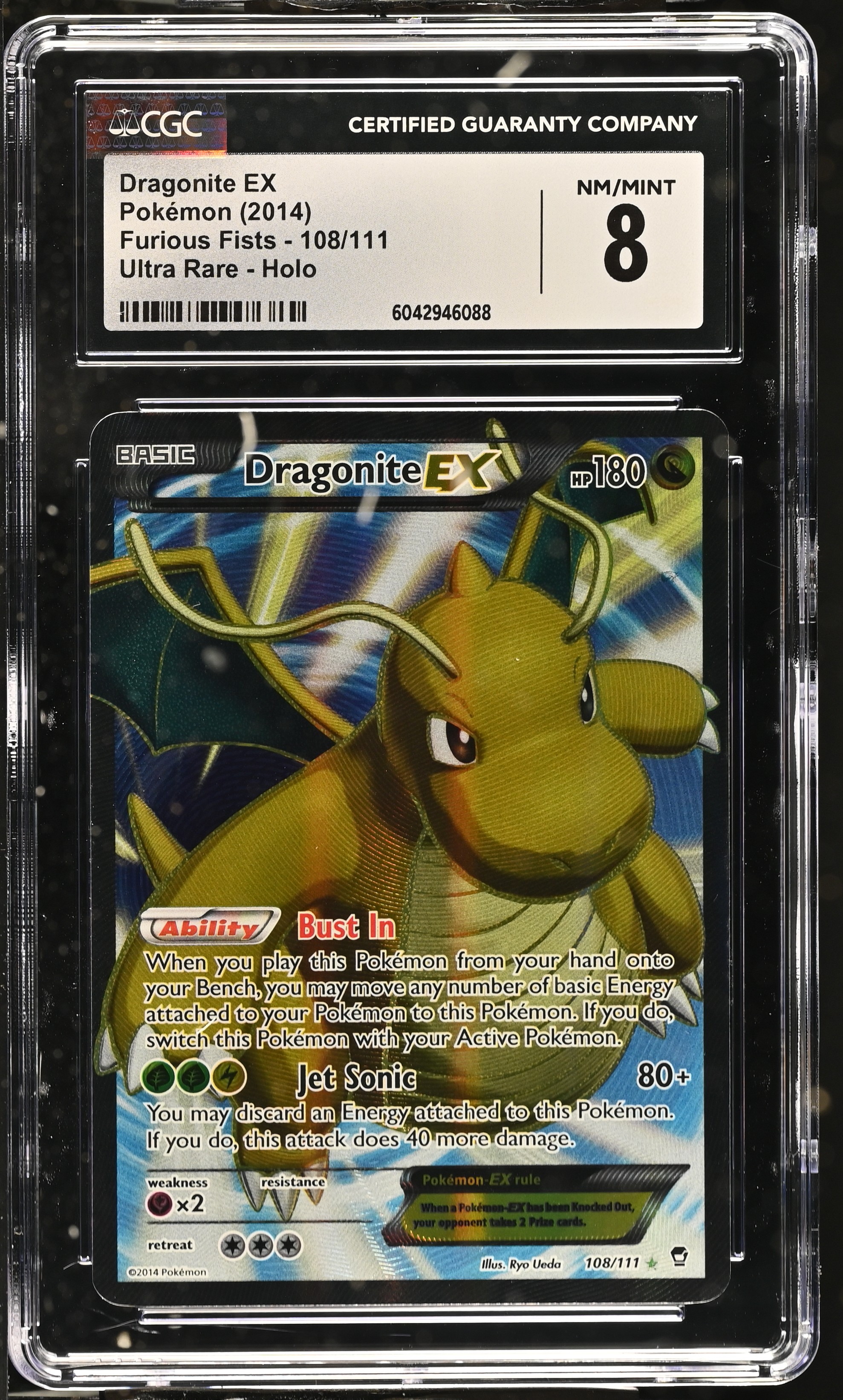 Dragonite EX - FFI 108 - English - CGC 8 