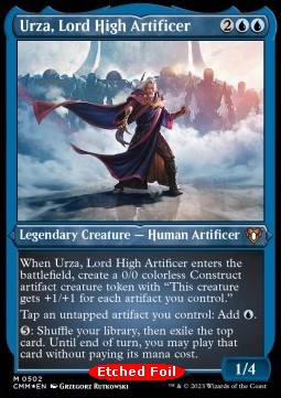 Urza, Lord High Artificer (V.1) - Commander Masters Extras