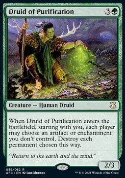 Druid of Purification - Commander Adventures in the Forgotten Realms 