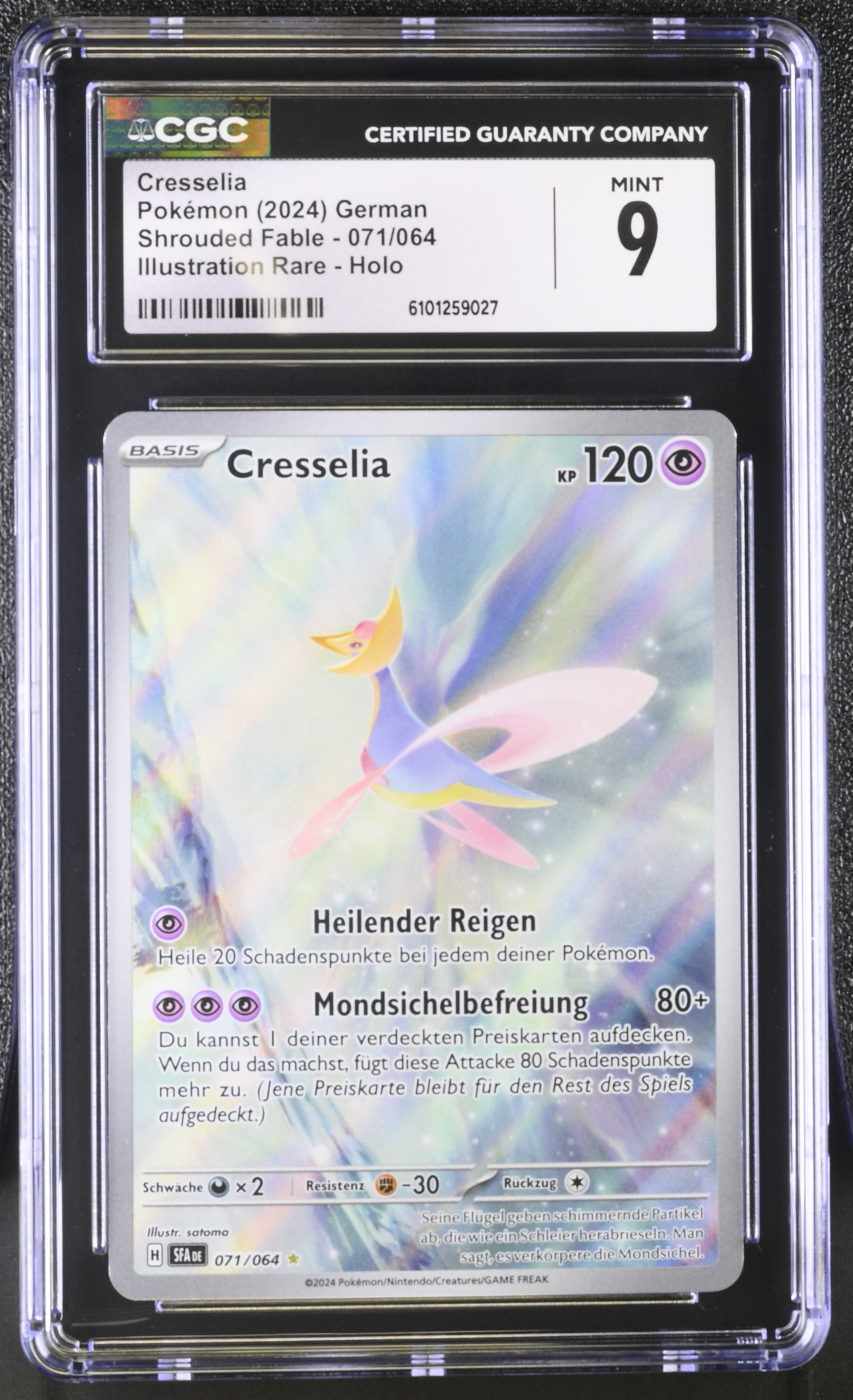 Cresselia - SFA 71 - German - CGC 9 