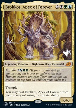 Brokkos Apex of Forever (V.1) - Ikoria Lair of Behemoths Promos 