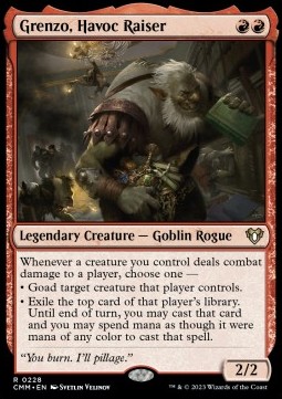Grenzo, Havoc Raiser - Commander Masters 