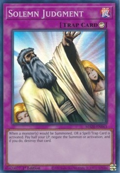 Solemn Judgment (V.1 - Super Rare) 