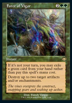 Force of Vigor (V.1) - Modern Horizons Retro Frame Cards