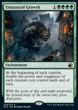 Unnatural Growth - Innistrad Midnight Hunt 