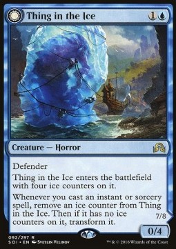 Thing in the Ice Awoken Horror - Shadows over Innistrad
