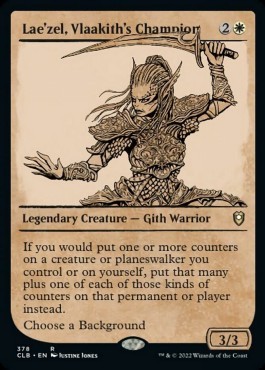 Laezel Vlaakiths Champion (V.2) - Commander Legends Battle for Baldurs Gate Extras 