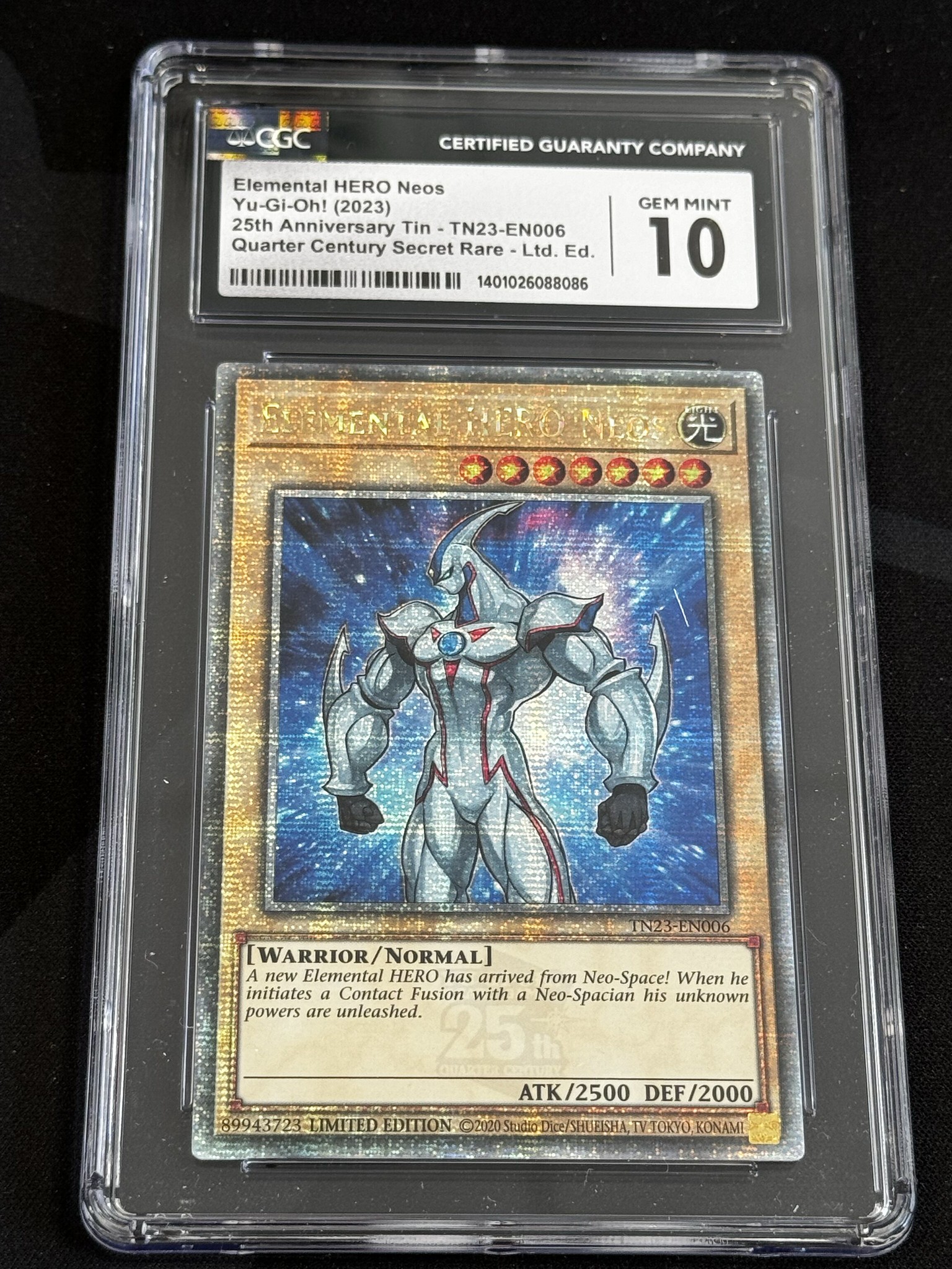 Elemental HERO Neos - TN23 6 - English - CGC 10 