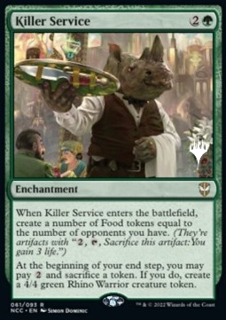Killer Service - Commander Streets of New Capenna Extras 