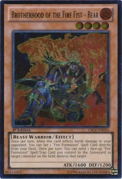 Brotherhood of the Fire Fist - Bear (V.2 - Ultimate Rare) 
