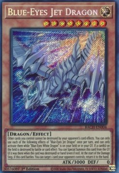 Blue-Eyes Jet Dragon (V.1 - Secret Rare)