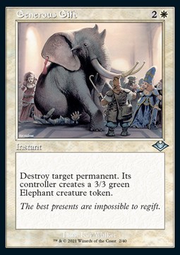 Generous Gift (V.1) - Modern Horizons Retro Frame Cards 